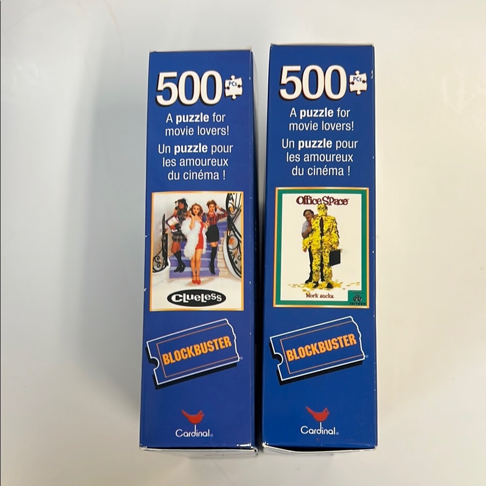 Clueless And Office Space Blockbuster 500-Piece Puzzle Set-90's night - Picture 3 of 3